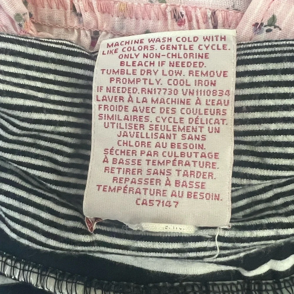 Merona | Stretchy black/white striped maxi skirt size small